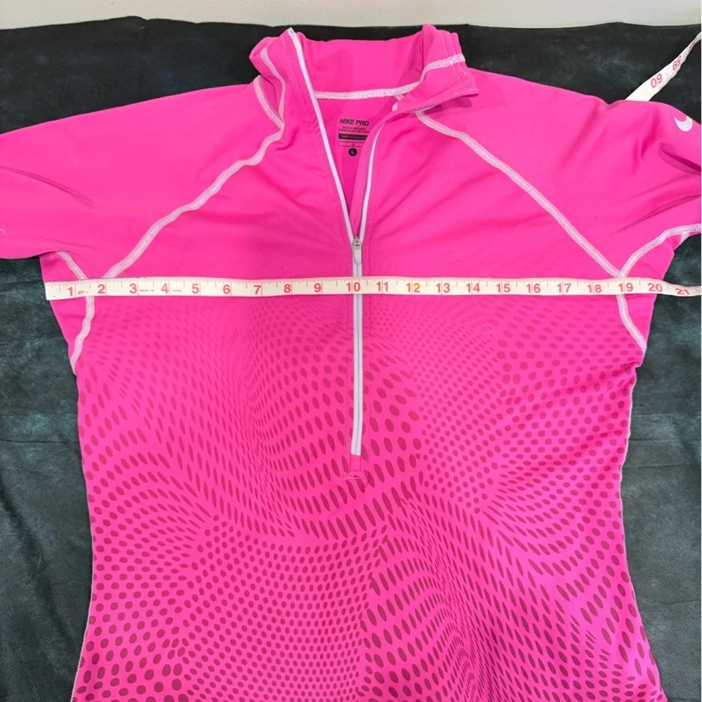 🔥Nike Pink Women’s Quarter-Zip Pullover Size L EC🔥